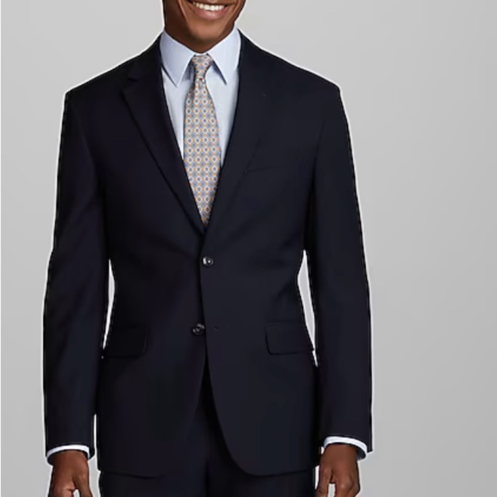 Jos. A. Bank Black Modern Fit Suit